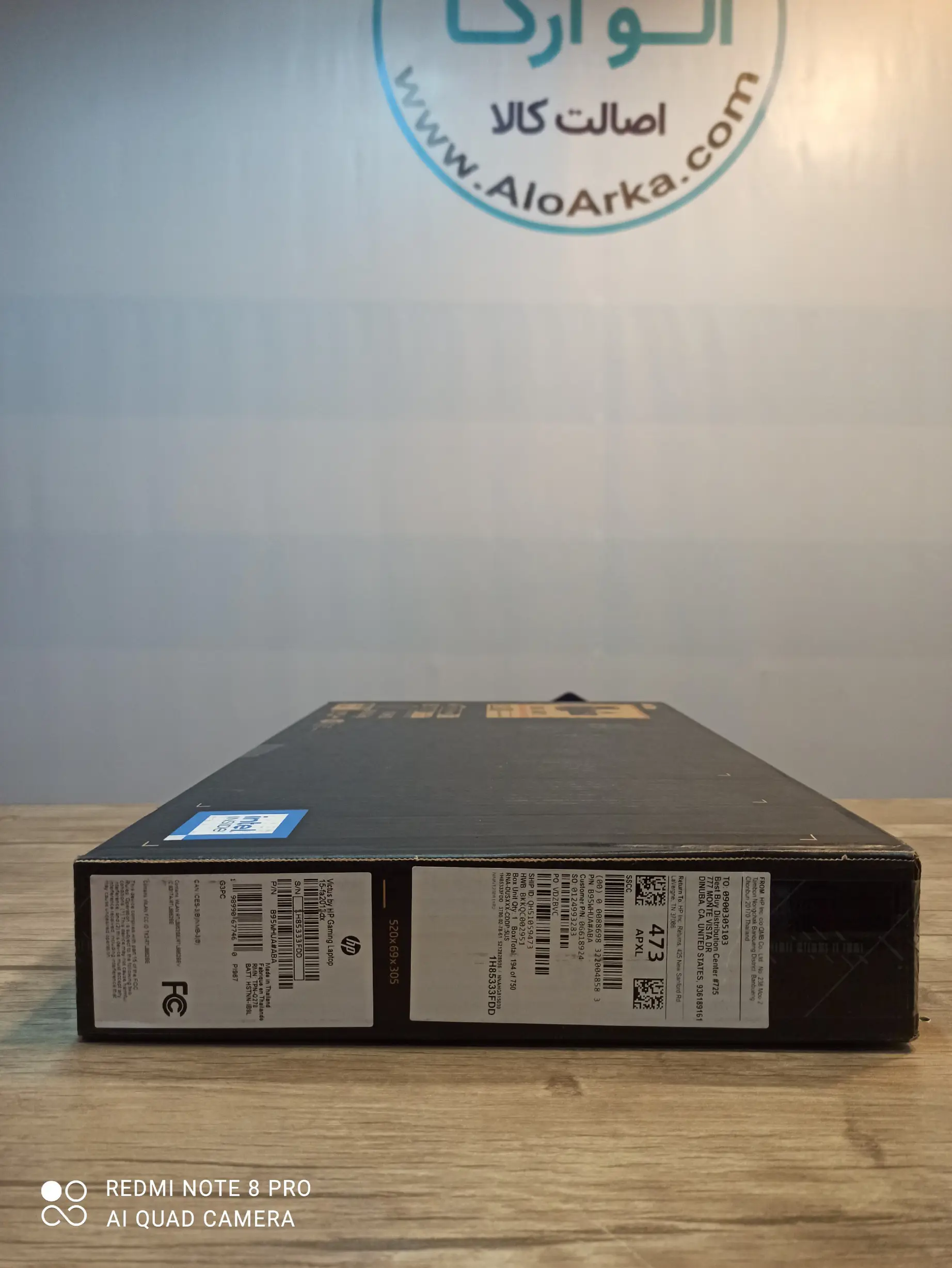 لپ تاپ 15.6 اینچی اچ‌پی مدل HP Victus 15-fa2013dx | Intel Core i5-13420H | 8GB DDR4 RAM | 512GB SSD | NVIDIA GeForce RTX 3050 6GB | 15.6" FHD IPS LED